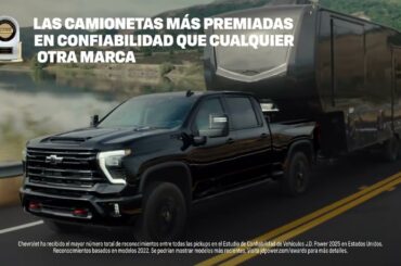 Camionetas Chevy: Las más reconocidas por confiabilidad por J.D. Power, 2025 | Chevrolet