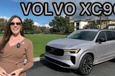 2026 VOLVO XC90 Plug-In Hybrid Scandinavian Luxury On Wheels + A Built In Booster Seat For Families