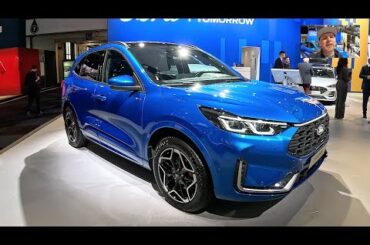 Ford Kuga ST line X phev plug in hybrid ev Duratec crossover SUV car walkaround and interior W2872