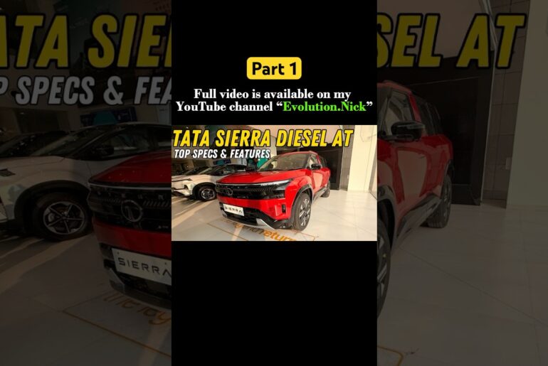 Tata Sierra WalkAround. #electriccar #nexonev #electricvehicle #tata #sierra #tatasierra2025