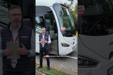 inside Scania’s new plug-in hybrid bus, built on the Scania Irizar i6S #scania #irizar #fyp #bus