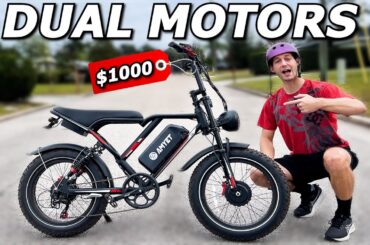 DUAL MOTOR ELECTRIC BIKE FOR CHEAP! Amyet S8 Review