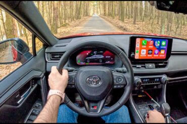 Toyota RAV4 GR Sport (2.5 Hybrid 306 hp) | POV Test Drive #2657 Joe Black