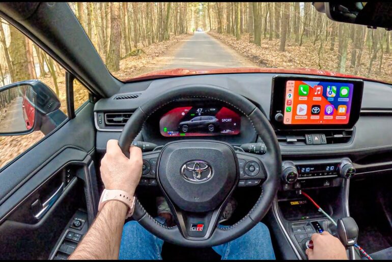 Toyota RAV4 GR Sport (2.5 Hybrid 306 hp) | POV Test Drive #2657 Joe Black