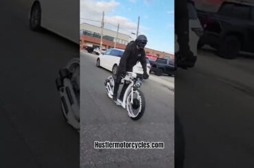 hustler Motorcycles electric bikes on the street #automobile#electricbike #motorcycle #ebike #shorts
