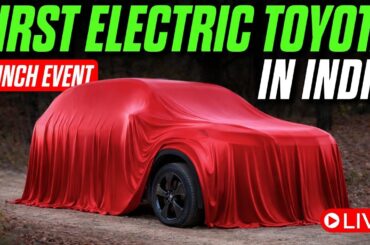 LIVE | Toyota Urban Cruiser EBELLA Launch Event | Toyota's First Electric Vehicle |Check All Details