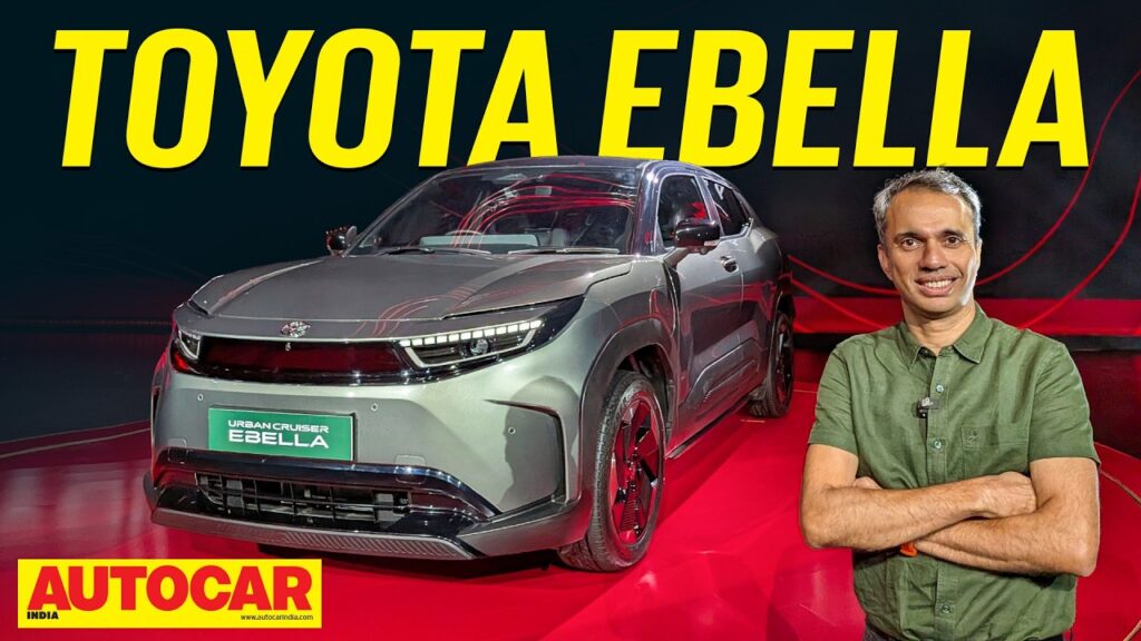 2026 Toyota Urban Cruiser Ebella - Toyota's first EV in India ...