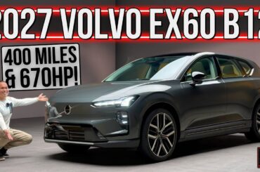 The 2027 Volvo EX60 P12 Is An Ultra Quick Charging EV With An Abundance Of Range, Power, & Tech