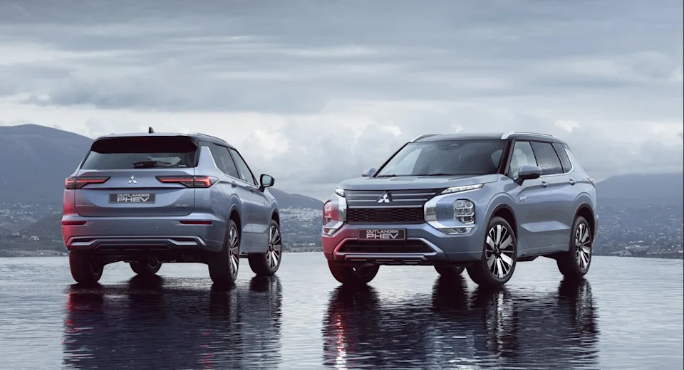 The Outlander PHEV will kickstart Mitsubishi’s return to the UK next summer. (Mitsubishi)