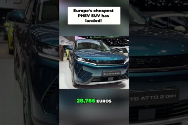 BYD ATTO 2 - Europe's CHEAPEST Plug in Hybrid SUV Hits Market!