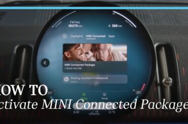 How-To: Activate the MINI Connected Package.