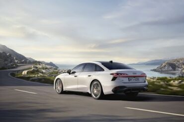 audi a6 e hybrid quattro plug in hybrid powertrain and all wheel steering animation