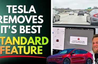 Tesla Just Removed Autopilot From All New Cars - This is a MISTAKE