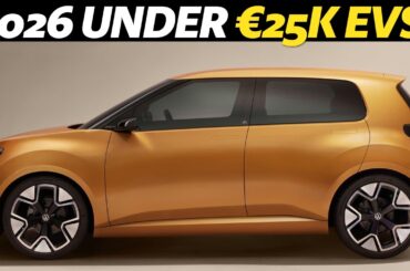 Best 2026 Small City EVs You Can Actually Buy (Prices + Specs!)