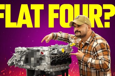 The 'Flat' Four-Cylinder Engine Built To Be Installed Into Electric Cars