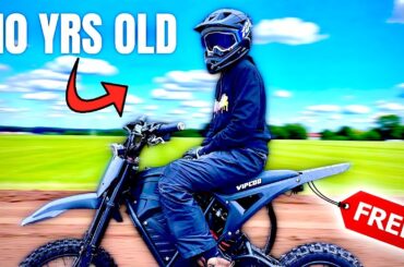I Got A 10 Year Old A "SURRON"... For FREE!!! // Vipcoo H3