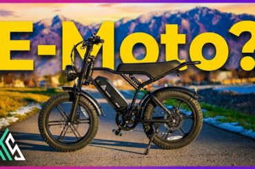 E-MOTO with Pedals? $699 TST R002 Review. Moped style Ebike. Best 2026 Gift!