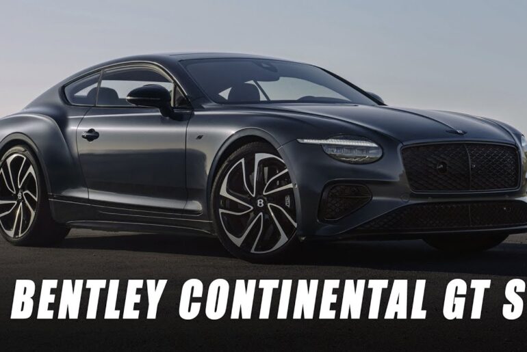 Bentley Continental GT S Debuts A High-Performance Plug-In Hybrid