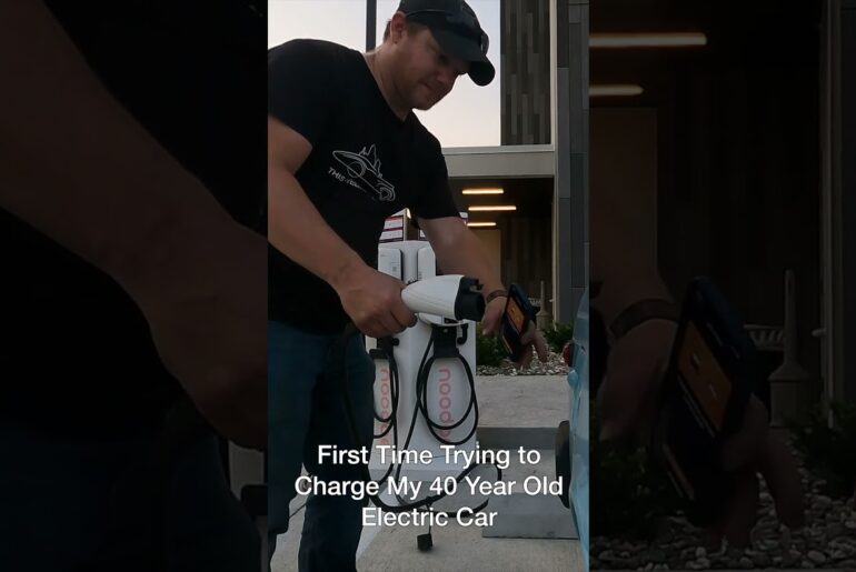 First Time Trying to Charge My 40 Year Old Electric Car