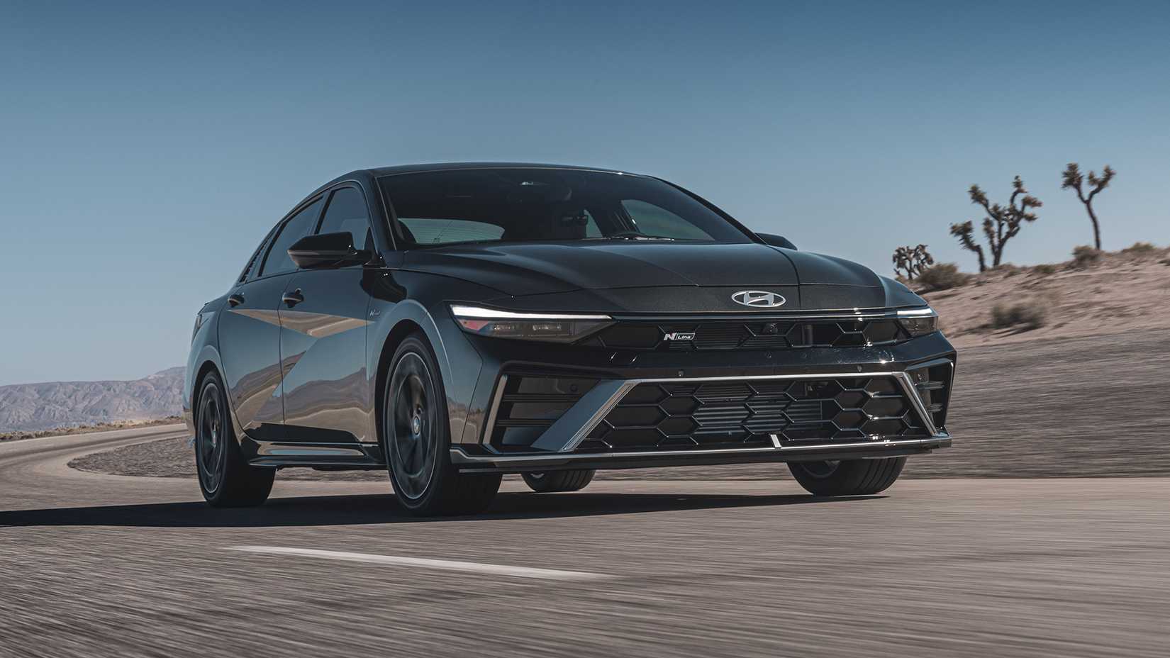 2026 Hyundai Elantra N-Line front 3/4