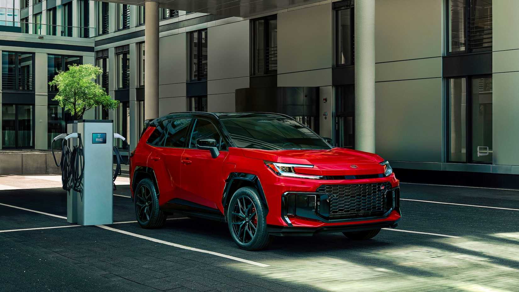 2026 Toyota RAV4  GR Sport charging