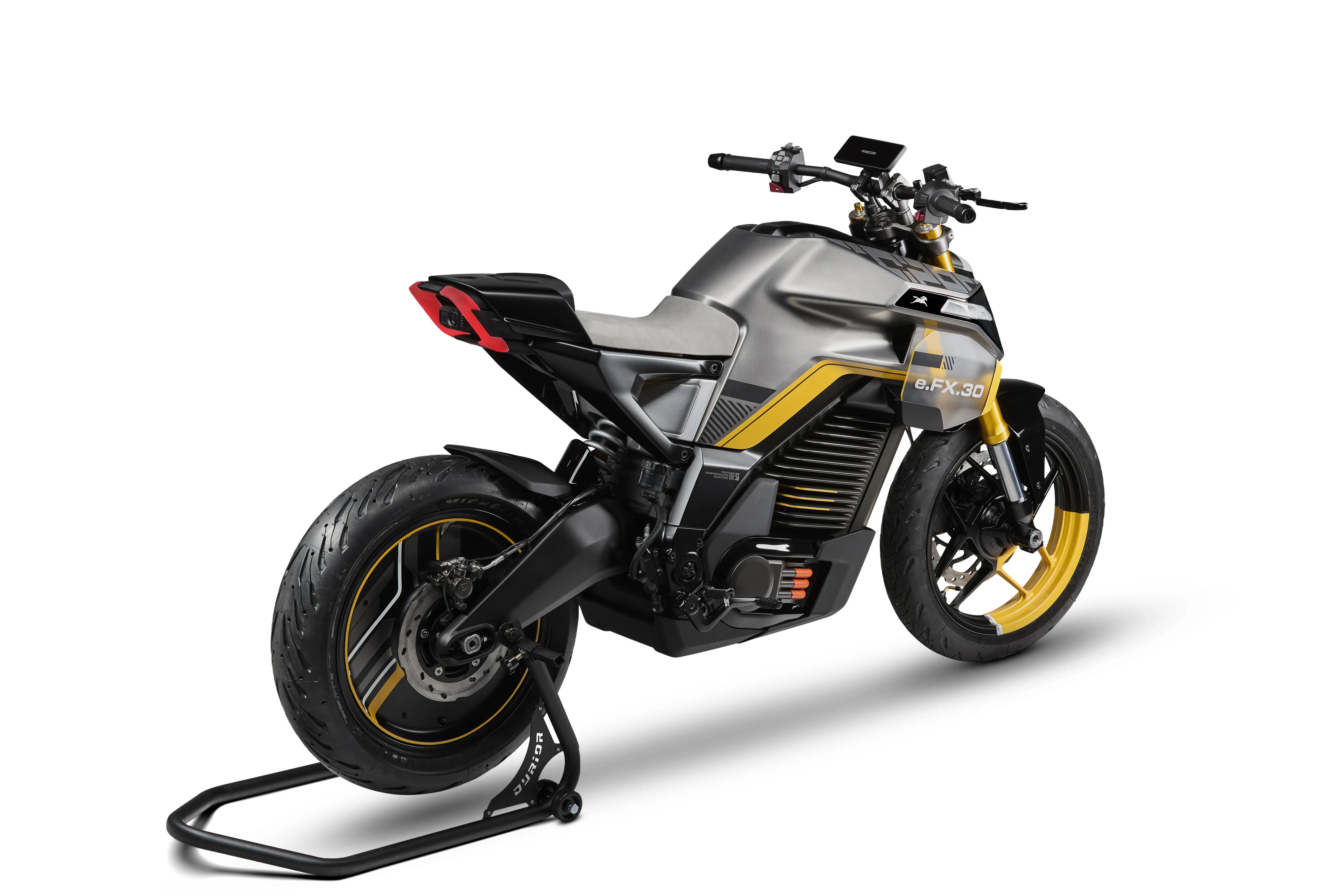 TVS eFX 30 electric motorcycle design patented in India