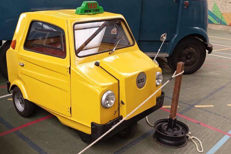 What in the three-wheeler?