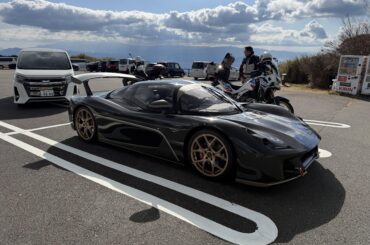 [Dallara Stradale] I found at the Ashinoko Skyline Rest House Fuji View while motorcycling.