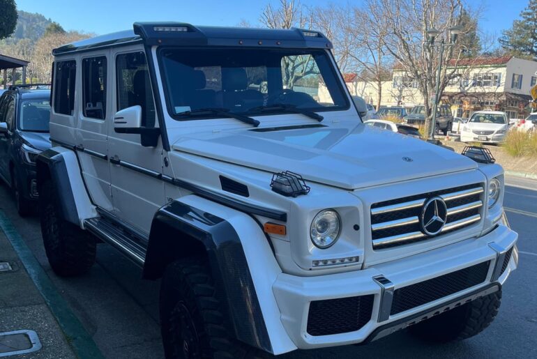 [Mercedes 4x4 Squared] street parked in Fairfax, CA. Never seen one in person.