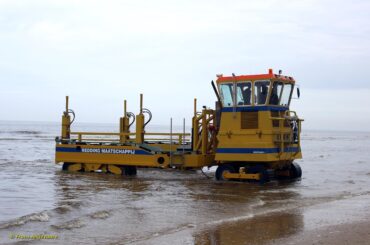 Seatrac vehicle used for launching lifeboats