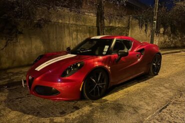 [Alfa Romeo 4C] spotted on a cold walk in Dublin, Ireland…