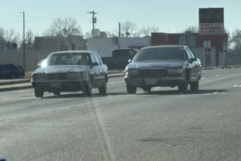 Badass lineup at the stoplight today