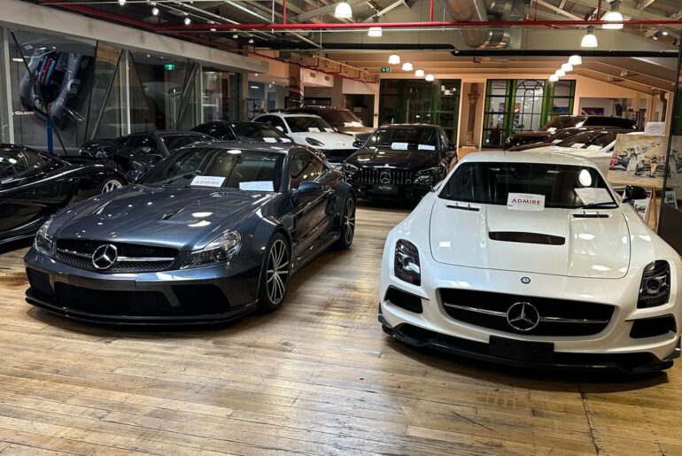 Iconic [Mercedes AMG SL65 Black Series] and [Mercedes SLS AMG Black Series]