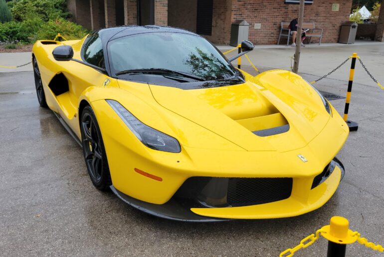 Drake's Old Yellow LaFerrari [4032x2268]