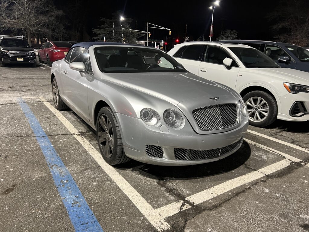[2007-2008 Bentley Continental GTC Convertible] - TJ Maxx Parking Lot - even the rich shop there!