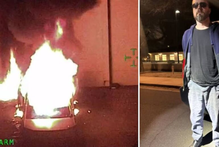 Man who set fire to a Mesa Tesla dealership sentenced to 5 years in prison