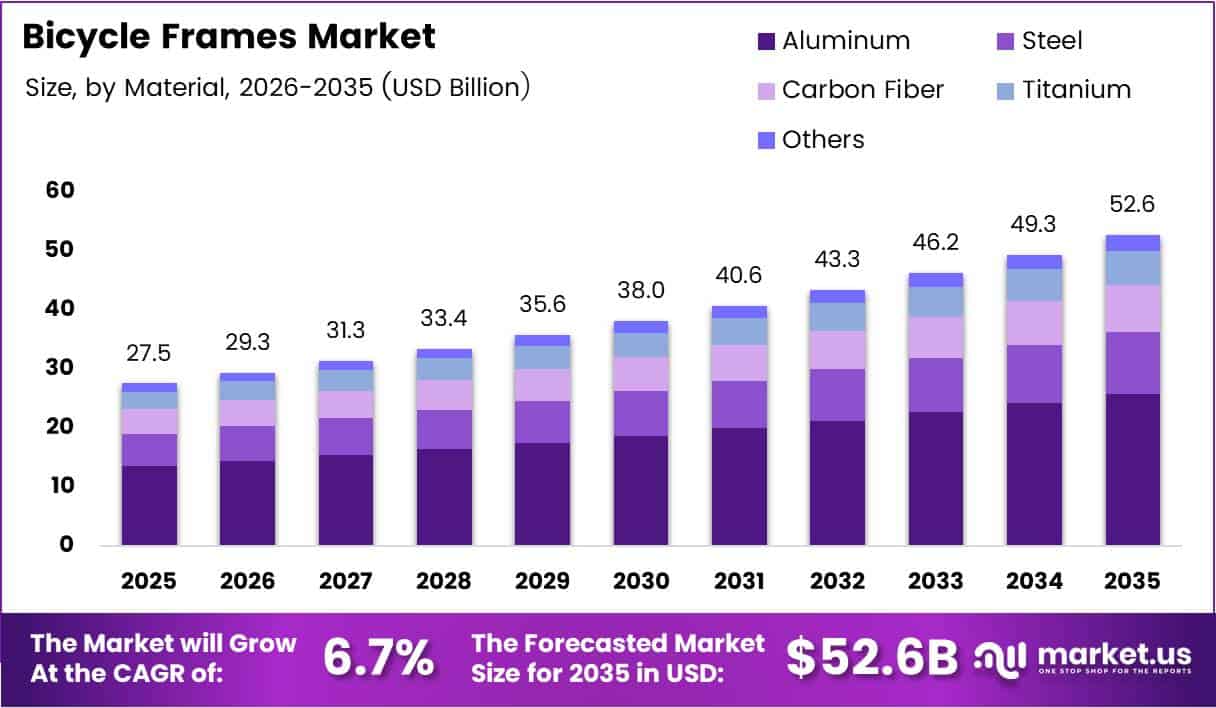 Bicycle Frames Market Size Analysis Bar Graph