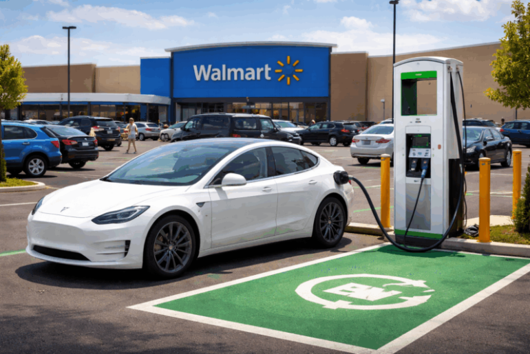 New Fast EV Chargers Planned At Walmarts In 19 US States