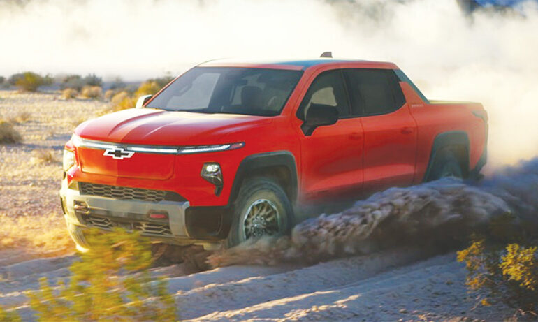 DRIVE AMERICAN: Silverado EV goes off-road