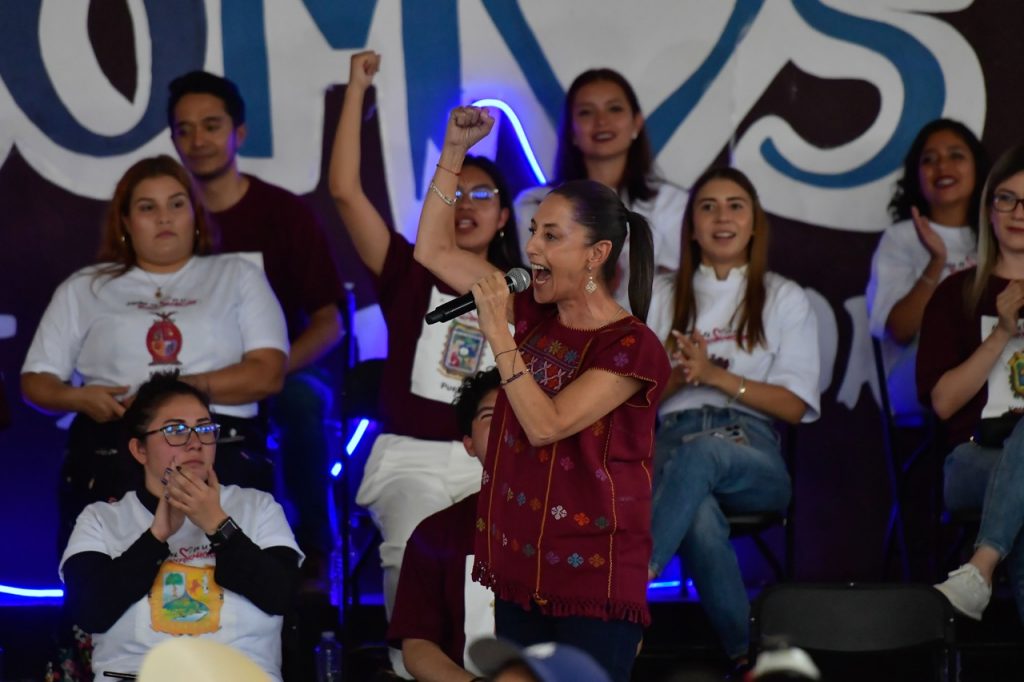 Claudia Sheinbaum Campaign Rally In The State Of Mexico