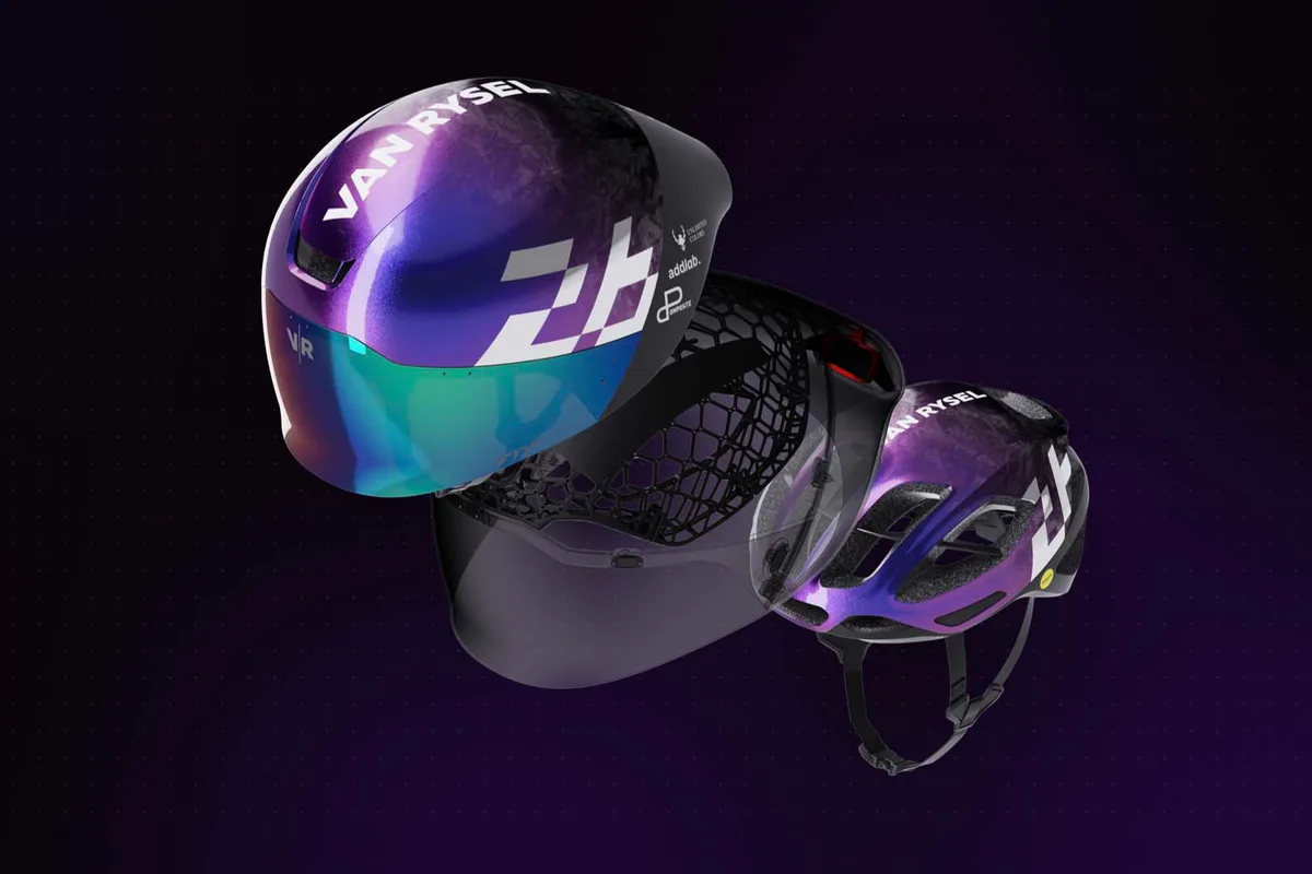 Van Rysel FTP2 aero helmet.