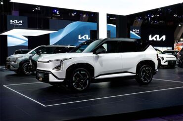 Kia reveals the EV3 GT, EV4 GT and EV5 GT in Brussels