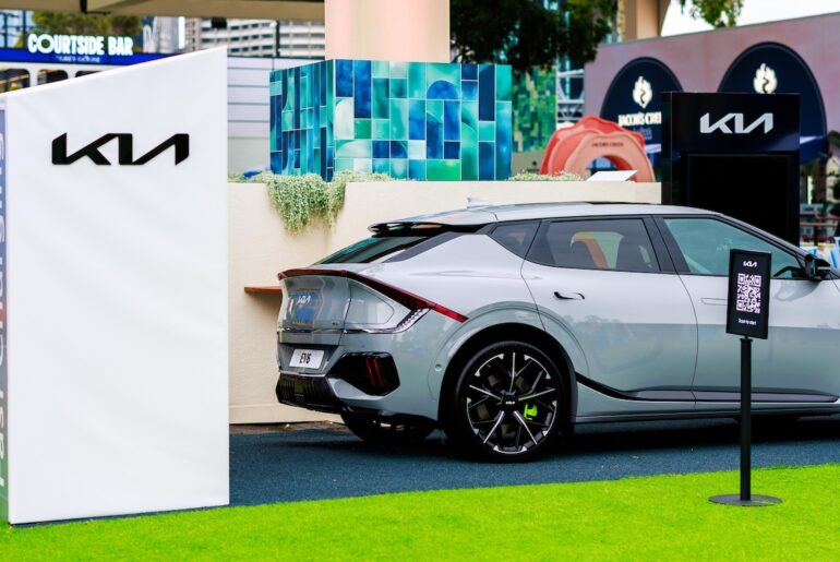 Kia Putting 55 Electric Vehicles on the Ground at Australian Open for Players