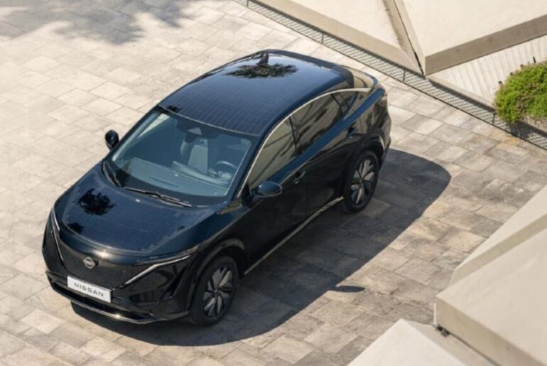 Nissan unveils solar-powered Ariya concept