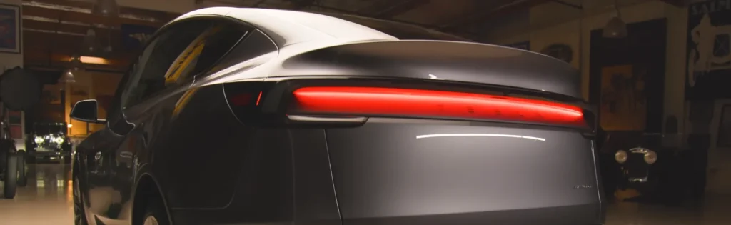 Tesla Model Y Juniper driver left baffled after cop pulls him over for its tail light design