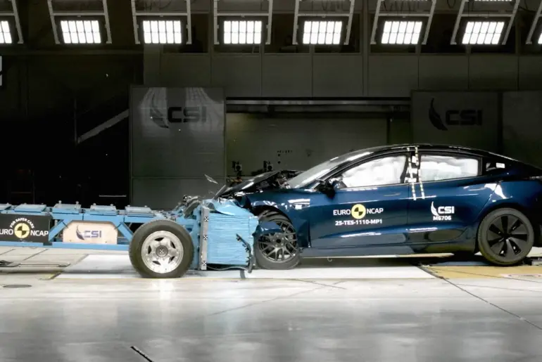 Tesla Leads Euro NCAP Safety Rankings in Two Vehicle Segments