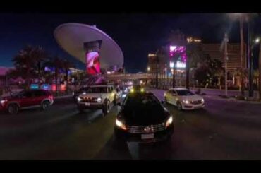Filmed a massive Vegas car meet at night
