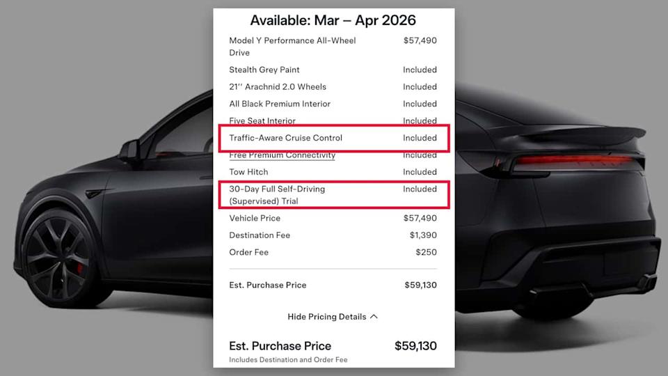 Tesla Model Y Autosteer