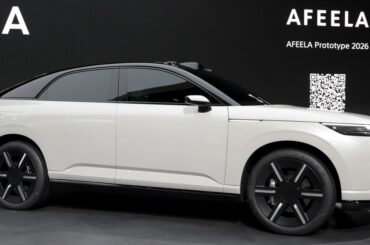 A closer look at Afeela’s SUV-like concept.