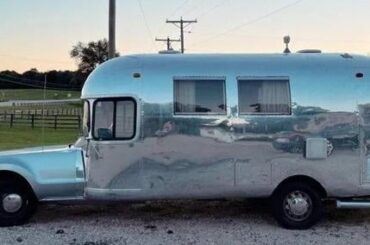 One-off 1 gen VW Golf (Rabbit)–based RV/motorhome, Tornado Airstream–inspired